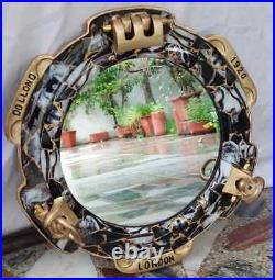 15'' Aluminium round porthole mirror Handmade antique finsih nautical home decor