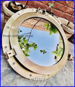 20 Antique Brass Porthole Mirror Maritime Ship Round Window Wall Porthole Decor