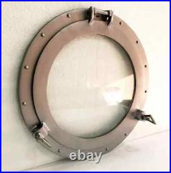 20 Antique Canal Boat Silver Porthole-Window Ship Round Mirror Home Wall Décor