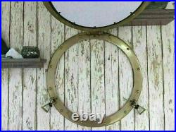 20 Porthole Mirror Brass Antique Nautical Cabin Wall Ship Window Nautical Gift