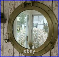 20 Porthole Mirror Large Nautical Cabin Wall Brass Antique Nautical Decor