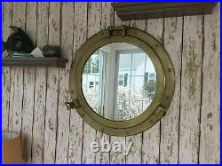 20 Porthole Mirror Large Nautical Cabin Wall Brass Antique Nautical Decor