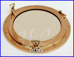 20inch Porthole Mirror Wall Ship Décor Brass Nautical PHP07
