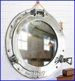 6 pcs. Lot Maritime Aluminum Porthole Round Face Mirror Antique Wall Décor Gifts