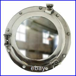 6 pcs. Lot Maritime Aluminum Porthole Round Face Mirror Antique Wall Décor Gifts