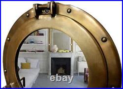 Antique Brass Porthole Mirror Porthole 15 Wall Hanging Nautical Home Decor GifT
