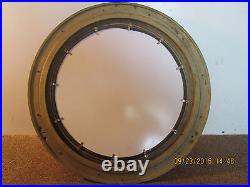 Giant, Heavy Solid Brass Porthole Wall Mirror