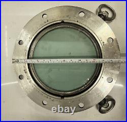 Marine Sale, Nautical Old Vintage Aluminium Metal Mirror Glass Round Porthole