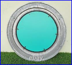 Nautical Round Mirror For Wall Antique Porthole Mirror Polished Wall Hanging 17