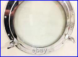 Porthole-Window Ship Round Mirror Wall Nickel Plated Canal Boat Decor Gift