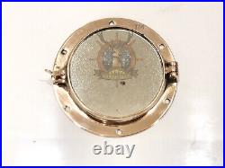 Window Maritime Style Replica Brass Porthole with Single Dog and Mirror Glass