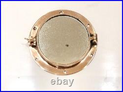 Window Maritime Style Replica Brass Porthole with Single Dog and Mirror Glass